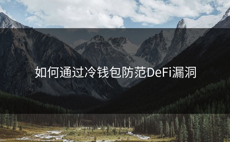 如何通过冷钱包防范DeFi漏洞